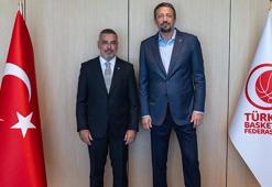 Özkan Arseven’den Türkiye Basketbol Federasyonu Başkanı Hidayet Türkoğlu’na Ziyaret