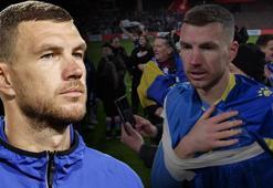 Edin Dzeko'dan ABD'ye gözdağı! 'Şans eseri buraya gelmedik'