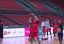 A Milli Erkek Basketbol Takımı, Bosna Hersek maçının hazırlıklarını tamamladı