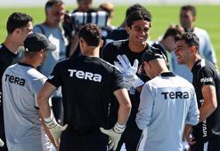 Beşiktaş'ta kaptan Orkun Kökçü ve yeni transfer Doğan Alemdar, antrenmana katıldı