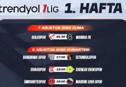 Trendyol 1. Lig'de 2025-26 sezonu ilk hafta maç programı açıklandı