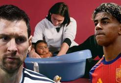 Kader simülasyonu: Messi'nin Lamine Yamal'ı yıkadığı fotoğrafın hikayesi şaşırttı