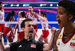 VNL'DE YARI FİNALDEYİZ! Filenin Sultanları geriden geldi, Kanada'yı 3-1'le geçti