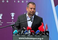 Trabzonspor Başkanı Ertuğrul Doğan: Bizim taşıdığımız Trabzonspor'un şerefli armasıdır