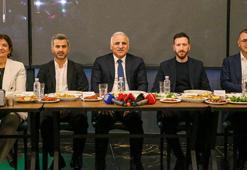 Amed Sportif Faaliyetler ile Erzurumspor FK yöneticileri yemekte buluştu