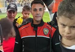 Fenerbahçe formalı çocuğu güvenli bölgeye götüren Komiser Yardımcısı Yurduseven, yaşananları anlattı: 'O küçük vücudundaki titreme gerçekten üzücüydü'