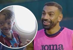 Mohamed Salah'a büyük sürpriz! Isaac Kearney Trabzonspor antrenmanını ziyaret etti