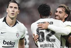 Vlahovic'li Beşiktaş çok farklı! Dev avantaj... Beşiktaş - Kauno Zalgiris maç sonucu 3-0