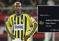Anderson Talisca'dan transfer iddiaları için resmi açıklama! 'Yalan haber'