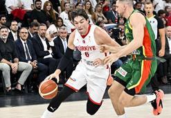 12 Dev Adam'dan 28 sayı fark! Dünya Kupası elemelerinde 7'de 7 yaptık... (ÖZET) Türkiye - Litvanya maç sonucu 94-66