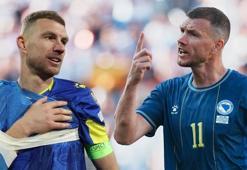 Edin Dzeko resmen veda etti! Duygusal mesaj: Türkiye'ye karşı oynadığım maç...