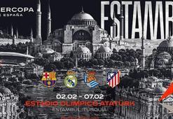 İspanya Süper Kupa maçları, İstanbul'da! Stadyumlar belirlendi...