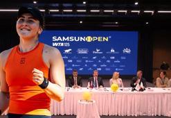 Bianca Andreescu'nun yer aldığı Samsun Open WTA 125 Tenis Turnuvası başladı