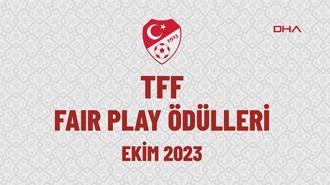 TFF Fair Play Ödülleri Ekim 2023 Dönemi sahiplerini buldu