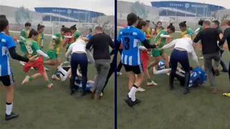 Kadınlar ligindeki olaylı maça soruşturma! 7 oyuncu yaralanmıştı...