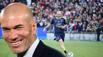 51 yaşındaki Zinedine Zidane'nin akıl almaz performansı tribünleri ayağa kaldırdı!