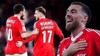 Orkun Kökçü'nün muhteşem golüyle Benfica farka koştu 4-0 (ÖZET)