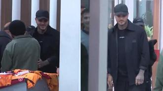 Galatasaray'ın yıldızı Mauro Icardi İstanbul'a geldi