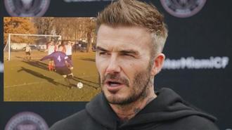 Frikik golüyle David Beckham'a nazire yaptı