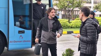 Trabzonspor, Ziraat Türkiye Kupası finali için Gaziantep'e gitti