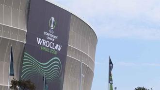 Wroclaw Stadı, UEFA Konferans Ligi finaline hazırlanıyor