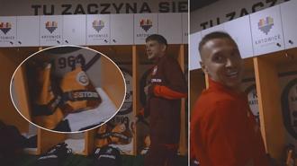 Milli takım kampında Frankowski'den Szymański'ye şampiyonluk göndermesi