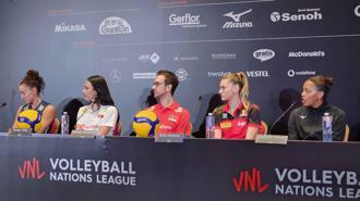 FIVB Kadınlar Milletler Ligi’nin İstanbul etabının basın toplantısı yapıldı