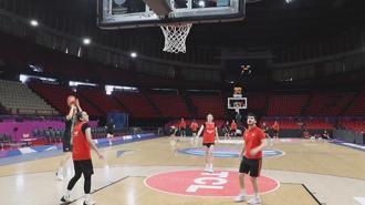 A Milli Kadın Basketbol Takımı, Litvanya maçı hazırlıklarını tamamladı