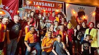 Tavşanlı'da Galatasaray'ın 25. lig şampiyonluğu coşkuyla kutlandı