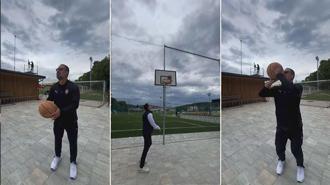 Arda Turan'dan yok artık dedirten basket şovu!