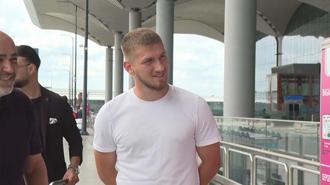 Beşiktaşlı futbolcu Semih Kılıçsoy, Cagliari'ye transferi için İtalya'ya gitti
