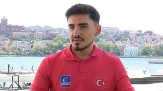 Milli kürekçi Halil Kaan Köroğlu'nun gözü olimpiyatlarda