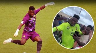Andre Onana Milli Takım'a gittiğine pişman oldu! Selfie isteyen taraftarı ittirdi, su şişesi atıldı