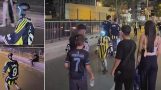 Kadıköy'de Kerem Aktürkoğlu formalı robot görenleri şaşkına çevirdi