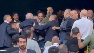 Fenerbahçe genel kurulunda gerginlik