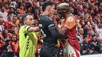 Galatasaray-Beşiktaş derbisinde kavga çıktı! Osimhen çıldırdı