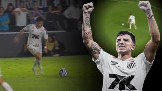 Santoslu Alvaro Barreal'den 90'a muhteşem füze!