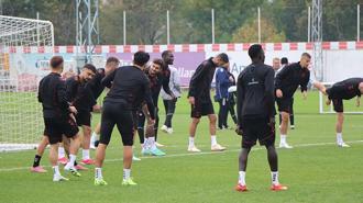 Samsunspor, Dinamo Kiev maçı hazırlıklarını tamamladı