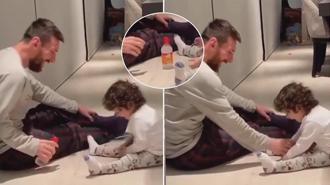 Leo ve Ciro Messi'nin keyifli anları