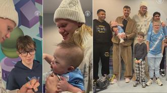 Manchester City'nin yıldızlarından alkış toplayan hareket