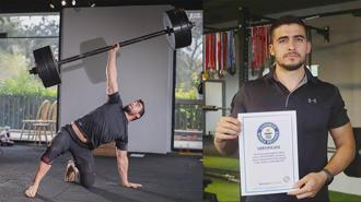 Burak Yazgı, bir kez daha Guinness Rekorlar Kitabı'na girdi