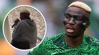 Osimhen'den şaşırtan performans! Kampın neşesi oldu