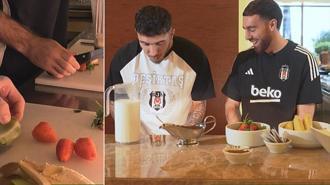 Orkun Kökçü ve Emirhan Topçu kozlarını mutfakta paylaştı!