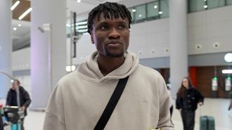 Trabzonspor’un yeni transferi Chibuike Nwaiwu İstanbul'a geldi