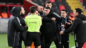 Burak Yılmaz hakemin üstüne yürüdü