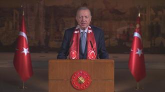 Cumhurbaşkanı Erdoğan, Türkiye A Milli Futbol Takımı'na Dünya Kupası'nda başarı diledi