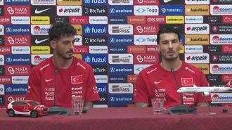 A Milli Futbol Takımı'nda Uğurcan Çakır ve Samet Akaydın açıklamalarda bulundu