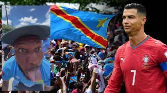 Demokratik Kongolu taraftarlar Cristiano Ronaldo'yu tiye aldı