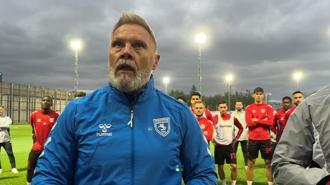 Samsunspor Trabzonspor maçı hazırlıklarını taraftar desteğiyle sürdürdü
