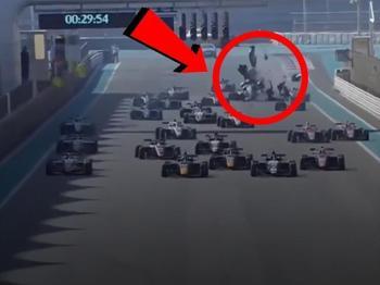 Cem Bölükbaşı ve Salih Yoluç'tan F3 Asya'da korkutan kaza!